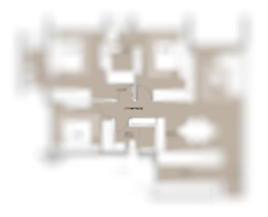 Puravankara Malabar Hill Project 2BHK Plan